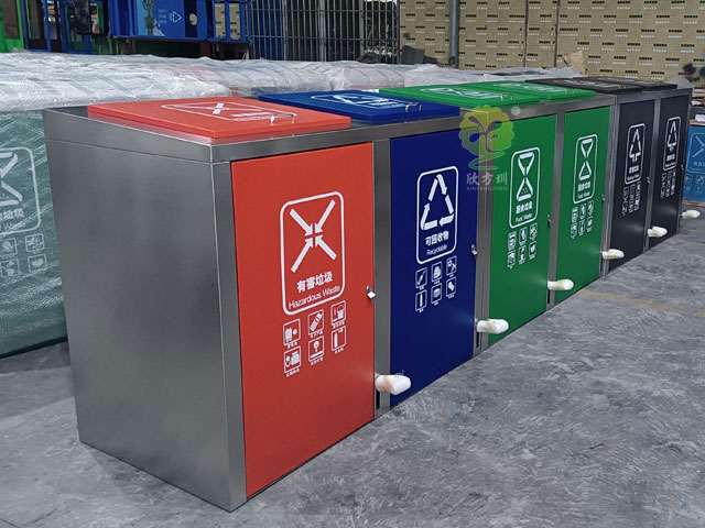小区垃圾分类收集亭-小区垃圾分类站定制厂家