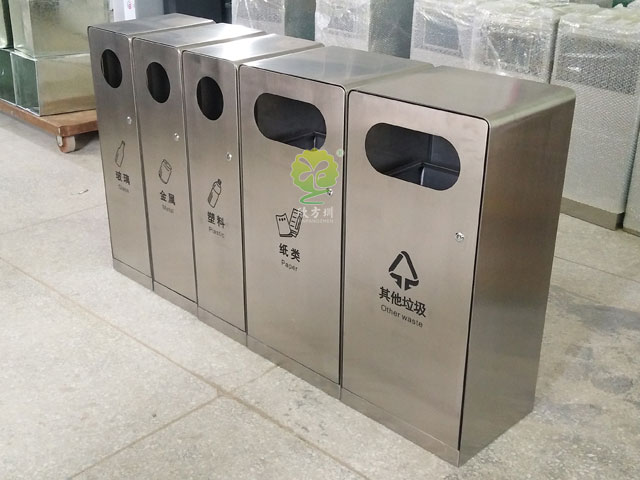 5分类户外垃圾桶净化海南三亚红树林酒店环境