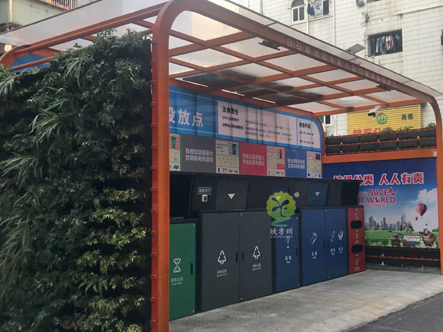 深圳完美体育官网区不锈钢垃圾分类桶投放点城管指定标准