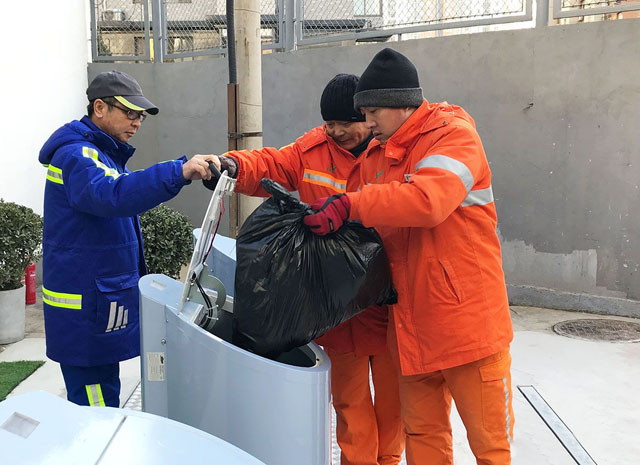 北京大容量人工智能地埋式垃圾桶环保无异味