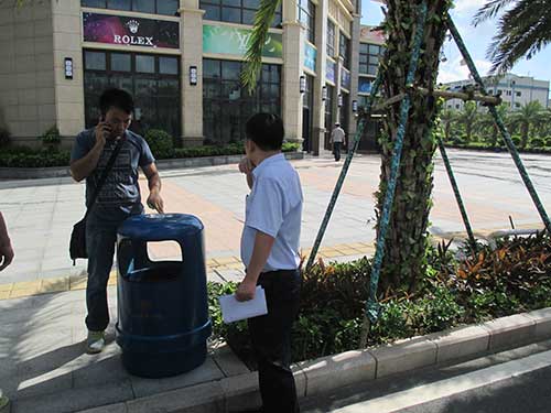 完美体育官网垃圾桶厂家的玻璃钢环保垃圾箱立足贵阳市场